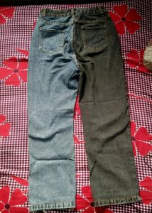 Y2k Patchwork Sun Moon Print Jeans