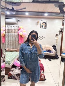 Denim Dress - Casual Chic
