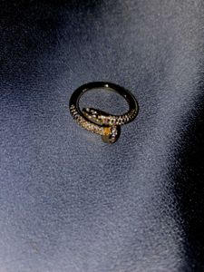 Sparkling Gold Tone Ring