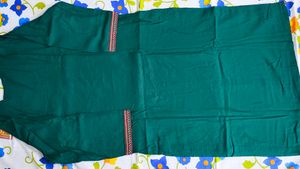 Emerald Green Embroidered Kurti