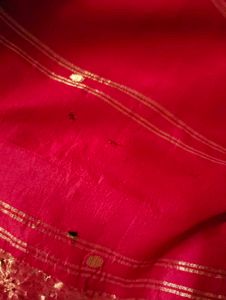 Red coffee Kachivaram Saree