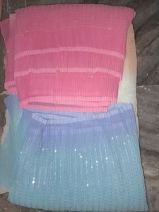 Ombre Sequin Saree