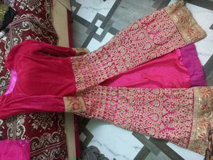 Rose pink 🩷 Embroidered gawn