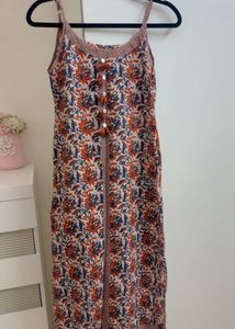 Anouk Strappy Boho Floral Print Kurta