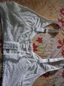 Savana White Lace Bra
