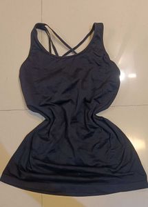 Sleek Black Athletic Tank Top