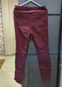 Burgundy Pants