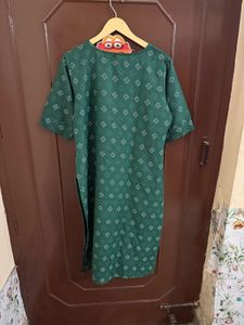 Bottle Green Kurti