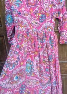 Bohemian Paisley Print Maxi Dress