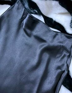Satin Mini Skirt