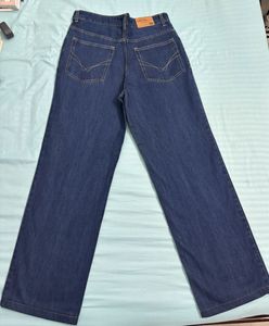 Classic Dark Wash Wide Leg Jeans