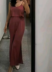 Mauve Sleeveless Jumpsuit