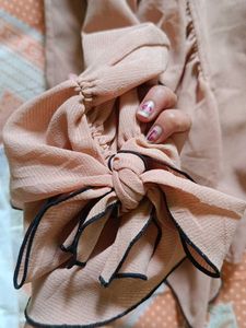 Ruffled Pink Blouse