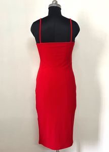 Stunning Red Bodycon Midi Dress❤️