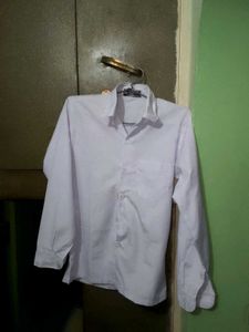 Classic White Button-Down Shirt
