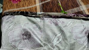 Purple Floral Curtains