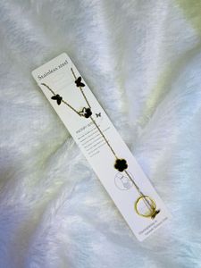 Butterfly & Clover hand chain
