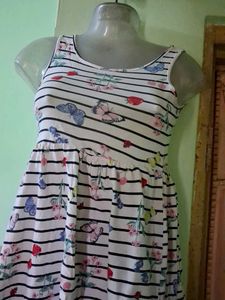 Chic Butterfly Print Mini Dress