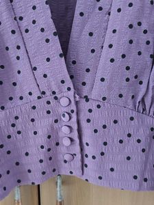 Polka Dot Crop Top