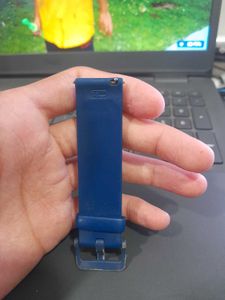 Blue Silicone Watch Strap