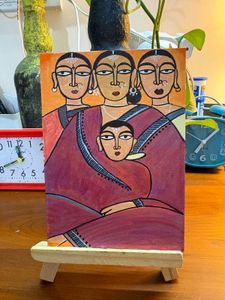 Handmade Indian Folk Art Painting