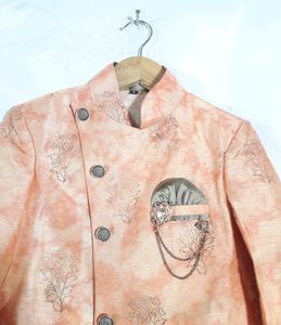 Light Orange Ethnic Wear Boys (Boys)