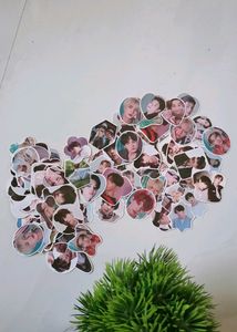 25 BTS stickers &amp; 1 bagcharm