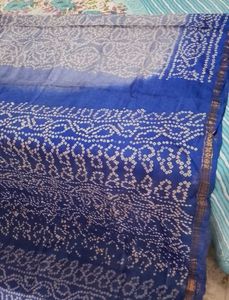 fastive Bandhani cotton Silk Sarees set