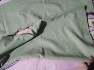 Sage Green Wide Leg Pants