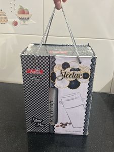 New-Richcraft Silver Plus Insulated Steel Flask