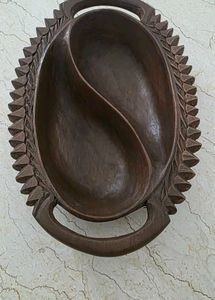 Hand Carved Wooden Serving Bowls