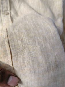 Men's yellow Linen Shirt 💛