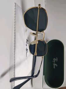 Ray-Ban Gold Frame Sunglasses