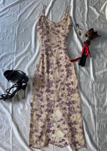 Floral Lace Slip Dress