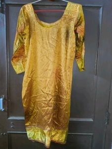 Gold tone kurta set