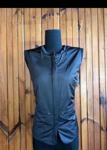Sleeveless Black Vest