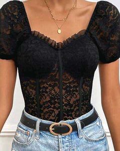 Black Lace Bodysuit