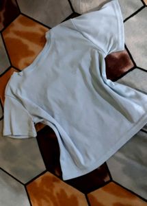 Cute Pearl Embellished Bow T-Shirt