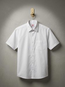MCR Pure Cotton White Shirt (Back View) - Classic