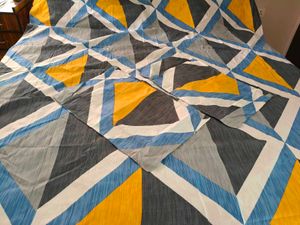 Modern Geometric Print Bedsheet Set