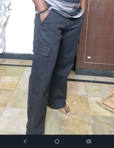 Black baggy Cargo Pants