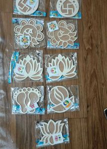 Wooden Pooja Decor Set