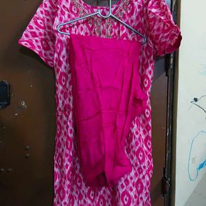 Beautiful Pink Kurta Set