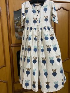 Chic White Print Dress
