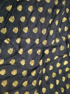A Black Pretty Lengha With Stylish Blouse