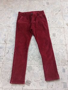 Burgundy Corduroy Pants