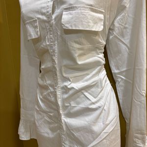 Chic White Shirt Dress