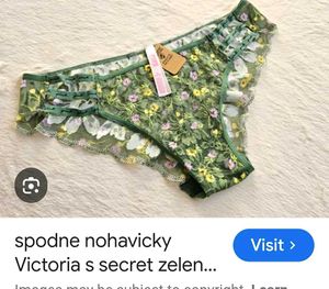 victoria secret Floral Pink Lace Briefs