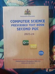 Computer Science Textbook - Second PUC