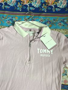 Tommy Hilfiger Lavender Slim Fit T Shirt